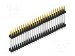 Connector: pin strips; pin header; male; PIN: 58; 2.54mm; THT; 2x29