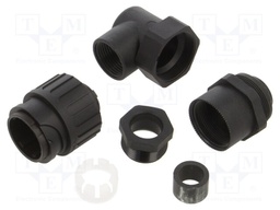 Connector: circular; plug; male; w/o contacts; Series: C16-3