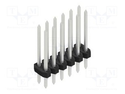 Connector: pin strips; pin header; male; PIN: 12; 2mm; THT; 2x6; 100V