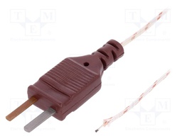 T-type temperature probe; -75÷260°C; 3m; Insulation: fiberglass