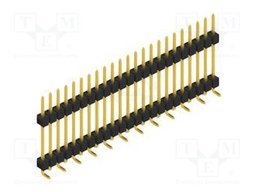 Connector: pin strips; pin header; male; PIN: 23; 2.54mm; SMT; 1x23