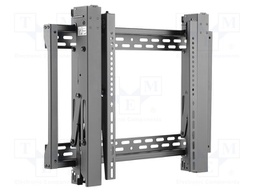 Holder; for wall mounting; 70kg; 45÷70"; black; Dim: 670x524x95mm