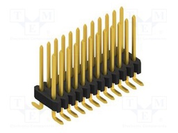 Connector: pin strips; pin header; male; PIN: 24; 1.27mm; SMT; 2x12