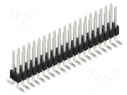 Connector: pin strips; pin header; male; PIN: 40; 1.27mm; SMT; 2x20