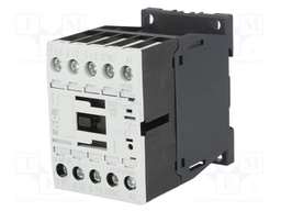Contactor: 3-pole; NO x3; Auxiliary contacts: NC; 24VDC; 7A; DILM7