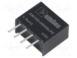 Converter: DC/DC; 1W; Uin: 4.5÷5.5V; Uout: 5VDC; Iout: 200mA; SIP4