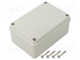 Enclosure: multipurpose; X: 86mm; Y: 128mm; Z: 58mm; SCABOX; grey