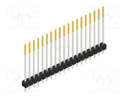 Connector: pin strips; pin header; male; PIN: 19; 2.54mm; THT; 1x19