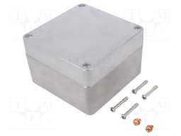 Enclosure: multipurpose; X: 140mm; Y: 140mm; Z: 91mm; 68; aluminium