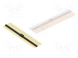 Connector: pin strips; pin header; male; PIN: 35; 2.54mm; SMT; 1x35