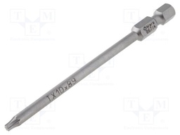 Screwdriver bit; Torx®; TX10; Overall len: 89mm
