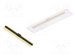 Connector: pin strips; pin header; male; PIN: 30; 2.54mm; SMT; 1x30