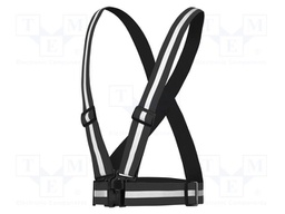 Trousers braces; black