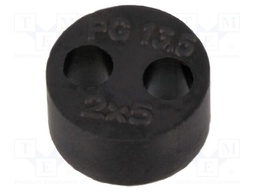 Insert for gland; with metric thread; Size: M20; IP68; Holes no: 2