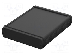 Enclosure: with panel; ALUBOS 1300; X: 138mm; Y: 150mm; Z: 34mm; IP65