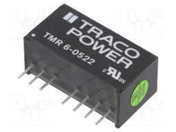 Converter: DC/DC; 6W; Uin: 4.5÷9V; Uout: 12VDC; Uout2: -12VDC; SIP8