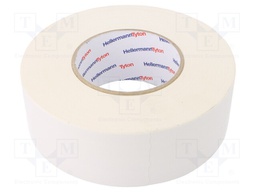 Tape: fixing; W: 50mm; L: 50m; white; -30÷80°C; 64N/cm; 10%
