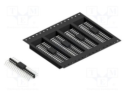 Connector: pin strips; pin header; male; PIN: 34; 2mm; SMT; 2x17