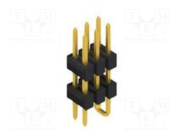 Connector: pin strips; pin header; male; PIN: 6; 2.54mm; SMT; 2x3