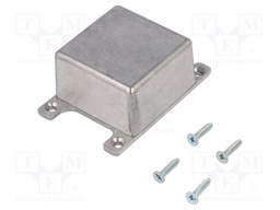 Enclosure: shielding; X: 50.8mm; Y: 50.8mm; Z: 31.8mm; aluminium