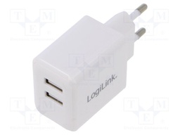 Power supply: switching; 5VDC; 2.4A; Out: USB A; 12W; 230VAC; 0÷40°C