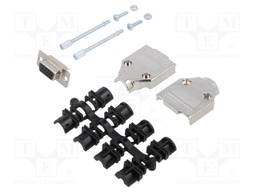 D-Sub HD; PIN: 15; plug; female; for cable; straight; soldering