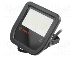 Lamp: LED flood light; 4000(typ)K; IP65; Body: black; 10W; Len: 1m