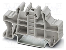 Holder; W: 9.5mm; H: 55.6mm; TS35 x 15,TS35 x 7.5; Body: grey