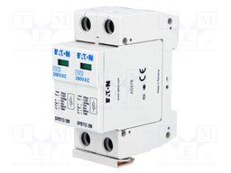 Surge arrestor; Type 1+2; Poles no: 2; 280VAC; Mounting: DIN; IP40