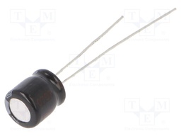 Capacitor: electrolytic; THT; 22uF; 50VDC; Ø6.3x7mm; Pitch: 2.5mm