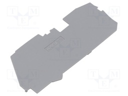 End plate; grey; 2116