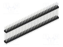 Connector: pin strips; pin header; male; PIN: 72; 2.54mm; THT; 2x36