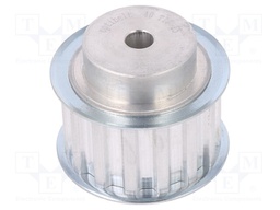 Belt pulley; T10; W: 25mm; whell width: 40mm; Ø: 45.9mm; aluminium