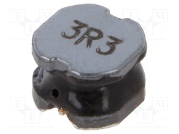 INDUCTOR, SHIELDED, 3.3UH, 5A, SMD, FULL REEL