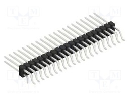 Connector: pin strips; pin header; male; PIN: 42; 2.54mm; SMT,THT