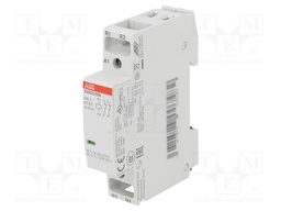 Contactor: 2-pole installation; NO x2; 230VAC; 230VDC; 16A; DIN