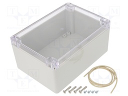 Enclosure: multipurpose; X: 146mm; Y: 186mm; Z: 55mm; Ritec; IP65