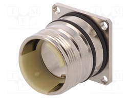 Enclosure: for circular connectors; external thread; straight