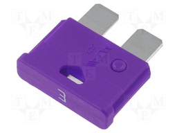 Fuse: fuse; 3A; 32V; automotive; 19mm; UNIVAL