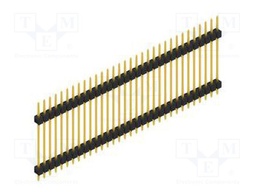 Connector: pin strips; pin header; male; PIN: 32; 2.54mm; THT; 1x32