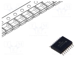 IC: interface; receiver,line driver; RS232; 120kbps; SOIC16