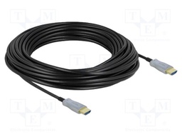 Cable; HDMI plug,both sides; HDMI 2.0,High Speed,optical; black