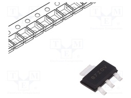 IC: voltage regulator; LDO,fixed; 12V; 0.15A; SOT223-3; SMD; ±2%