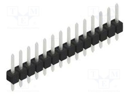 Connector: pin strips; pin header; male; PIN: 14; 2.54mm; THT; 1x14