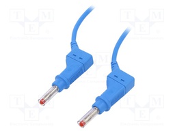 Connection cable; PVC; 1m; blue; 32A; Type: with sliding cover