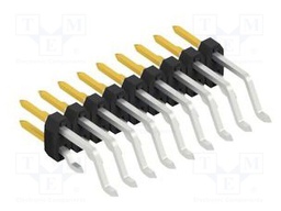 Connector: pin strips; pin header; male; PIN: 18; 2mm; SMT; 2x9; 100V