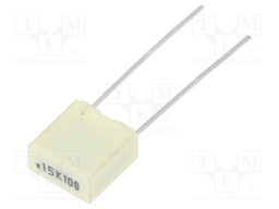 Capacitor: polyester; 2.2nF; 200VAC; 400VDC; Pitch: 5mm; ±5%