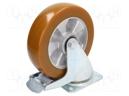 Transport wheel; Ø: 200mm; W: 50mm; H: 238mm; torsional with lock
