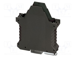 Enclosure base; with FE contact; black; UL94V-0; ME 22,5; Y: 99mm