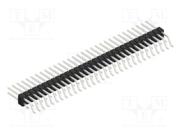 Connector: pin strips; pin header; male; PIN: 62; 2.54mm; SMT; 2x31
